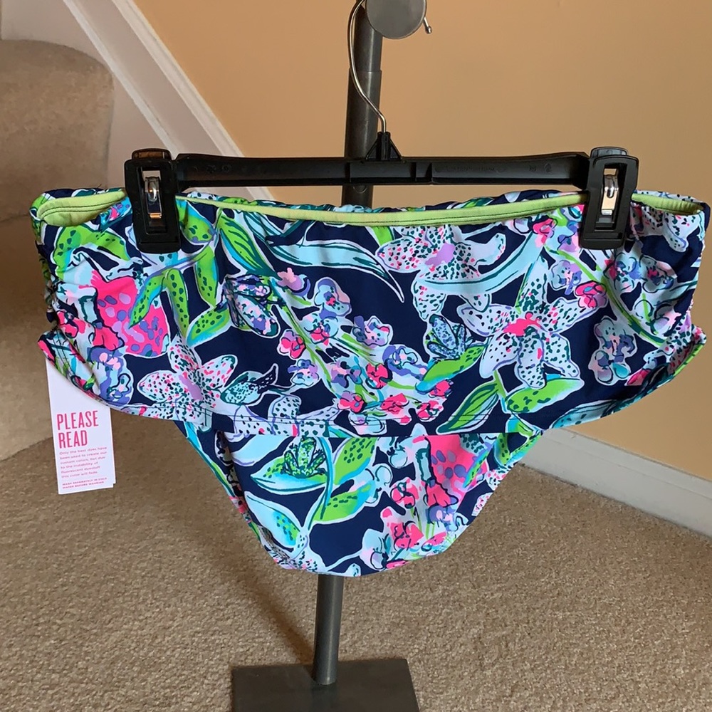 Lilly Pulitzer lagoon sarong hipster bottom - Picture 3 of 10